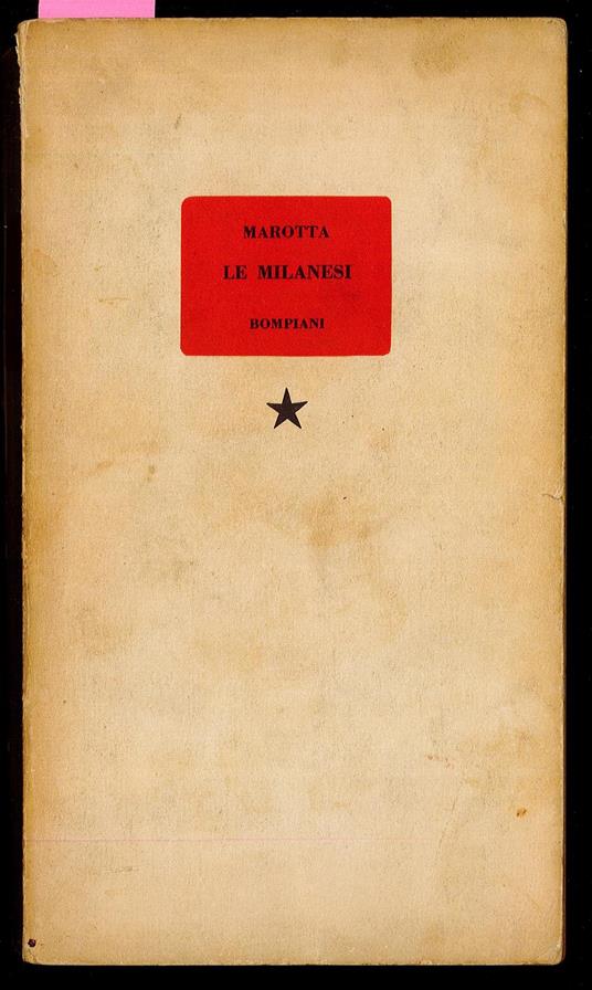 Le milanesi - Giuseppe Marotta - copertina