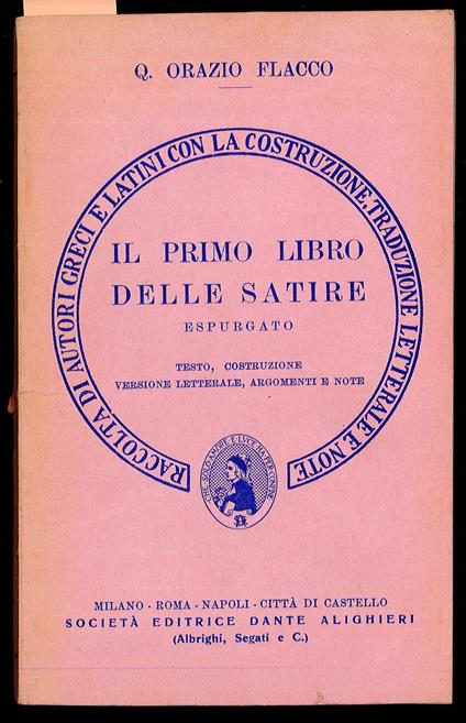 Il primo libro delle satire espurgato - copertina