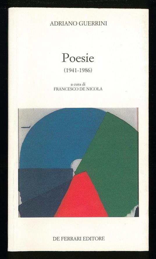 Poesie (1941-1986) - Adriano Guerrini - copertina