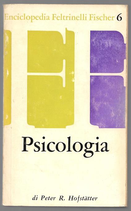 Psicologia - Peter R. Hofstatter - copertina