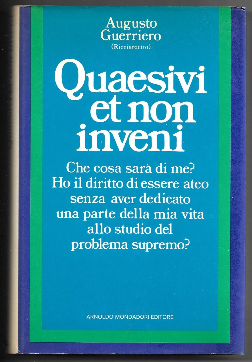Quaesivi et non inveni