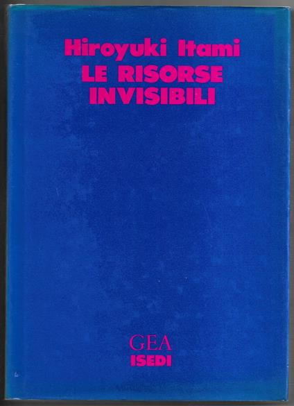 Le risorse invisibili - Hiroyuki Itami - copertina
