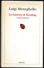 materia di reading e altri reperti