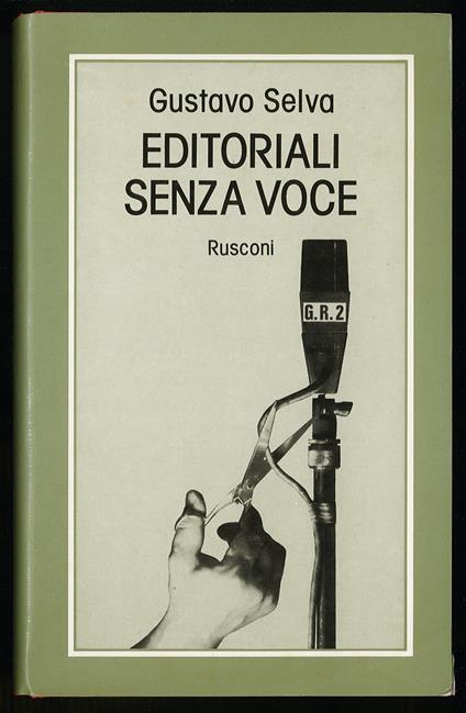 Editoriali senza voci - Gustavo Selva - copertina
