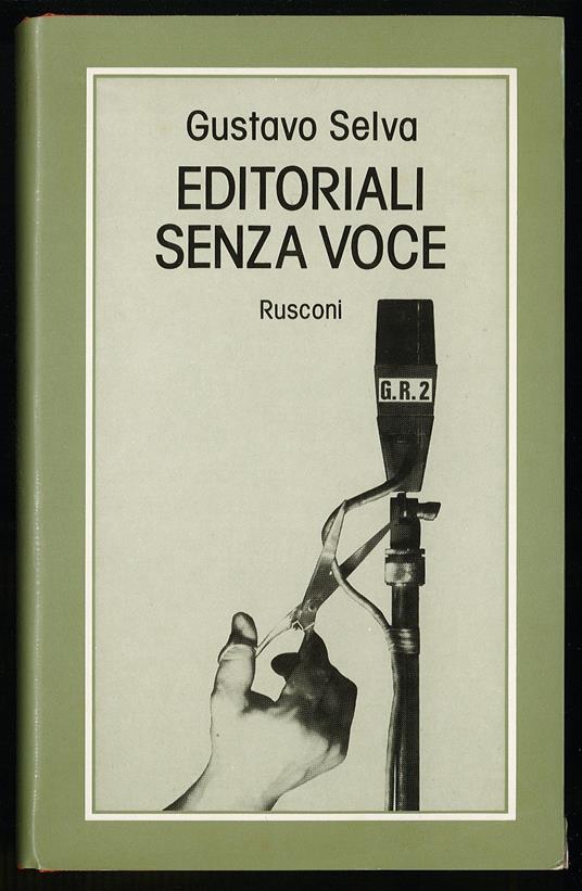 Editoriali senza voci - Gustavo Selva - copertina