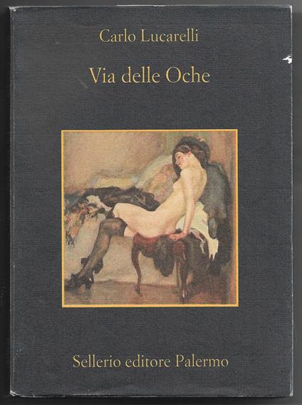 Via delle Oche - Carlo Lucarelli - copertina