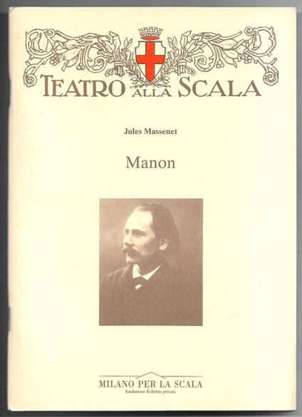 Manon Opéra-comique in cinque atti e sei quadri - Jules Massenet - copertina