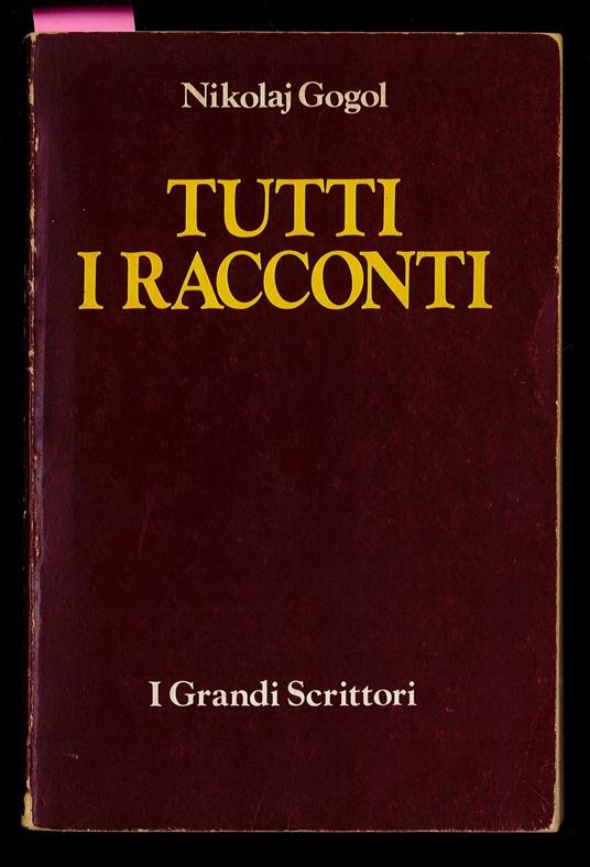 Tutti i racconti - Nikolaj Gogol' - copertina