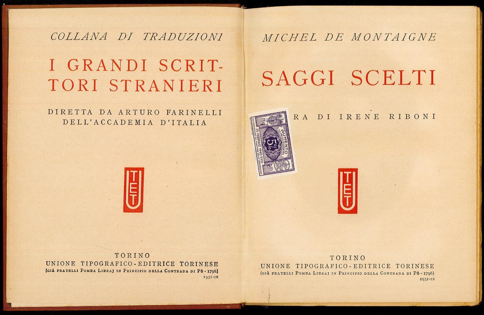 Saggi scelti