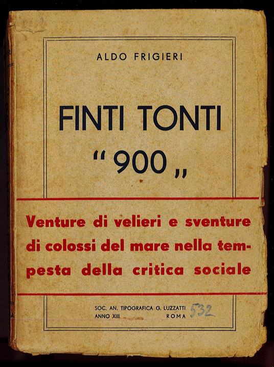 Finti tonti - Aldo Frigerio - copertina