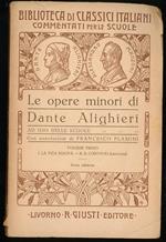 Le opere minori di Dante Alighieri