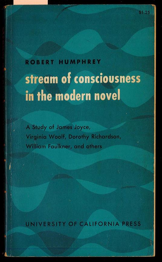 Stream of consciousness in the modern novel - copertina