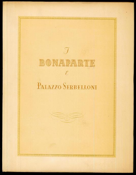 I Bonaparte e Palazzo Serbelloni - copertina
