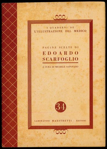 Pagine scelte di Edoardo Scarfoglio - copertina