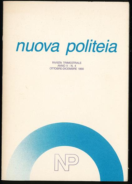 Nuova politeia - copertina