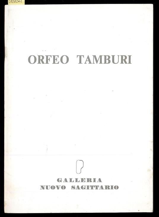 Orfeo Tamburi - copertina