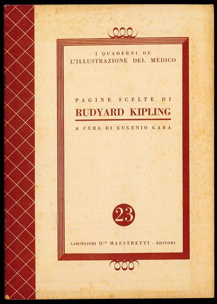 Pagine scelte di Rudyard Kipling - copertina