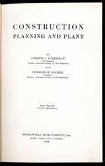 Construction planning and plant
