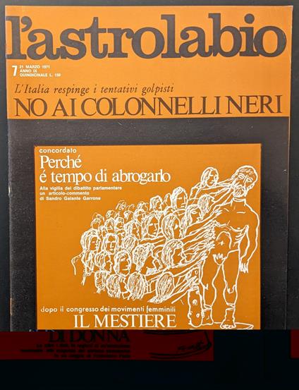 L' astrolabio 7 - copertina