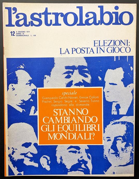 L' astrolabio 12 - copertina