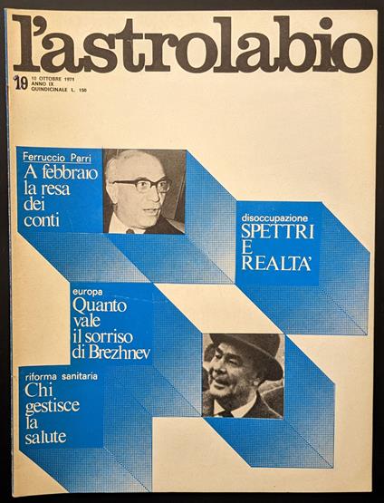 L' astrolabio 19 - copertina