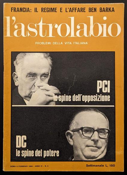 L' astrolabio 6 - copertina