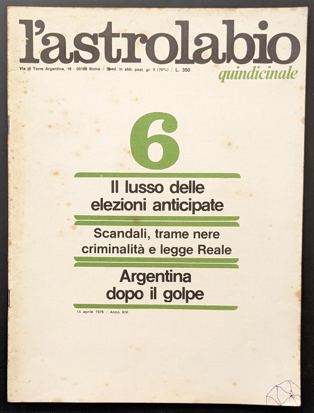 L' astrolabio 6