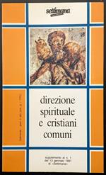 Direzione spirituale e cristiani comuni