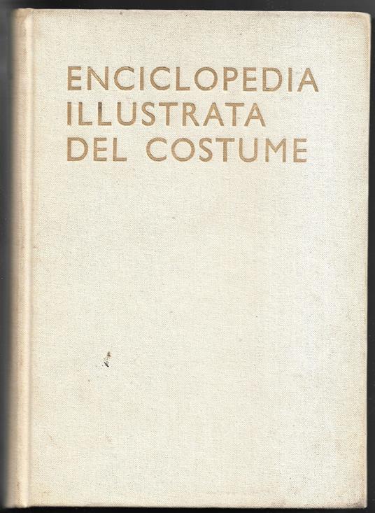 Enciclopedia illustrata del costume - copertina