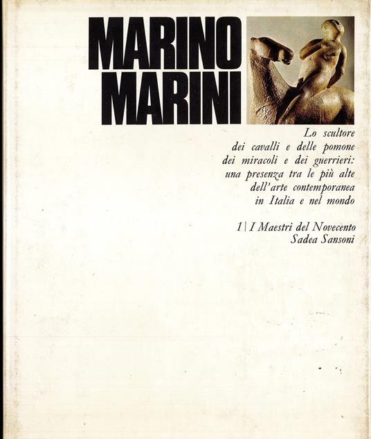 Marino Marini - Alberto Busignani - copertina