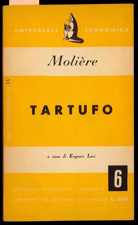 Tartufo - Molière - copertina
