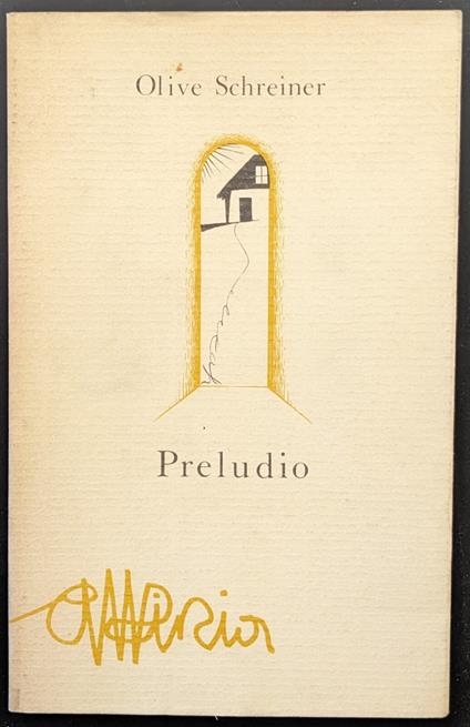 Preludio - Olive Schreiner - copertina