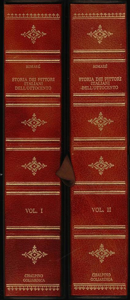 Storia dei pittori italiani dell'ottocento Vol I - Vol II - Enrico Somaré - copertina