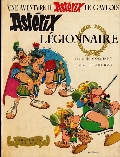 Asterix legionnaire - Albert Uderzo - copertina