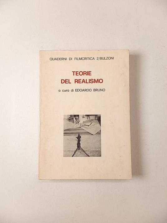 Teorie Del Realismo - Edoardo Bruno - copertina