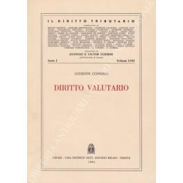Diritto valutario - Giuseppe Consolo - copertina