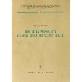 Beni della personalita e limiti della protezione penale. Le alternative di tutela - Adelmo Manna - copertina