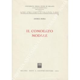 Il comodato modale - Andrea Mora - copertina