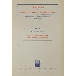 I diritti sulle invenzioni e sui modelli industriali - Giuseppe Sena - copertina