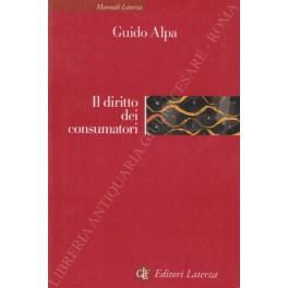 Il diritto dei consumatori - Guido Alpa - copertina