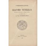 Commemorazione di Giacomo Venezian letta nell'aula magna della R. Universita di Bologna il 9 gennaio 1919