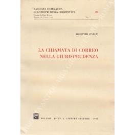 chiamata di correo nella giurisprudenza - Agostino Viviani - copertina