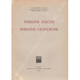 Persone fisiche e persone giuridiche - copertina