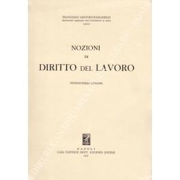 Nozioni di Diritto del lavoro - copertina