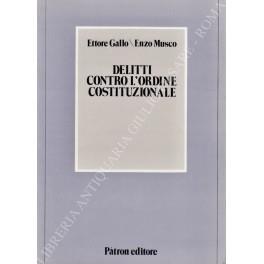 Delitti contro l'ordine costituzionale - copertina