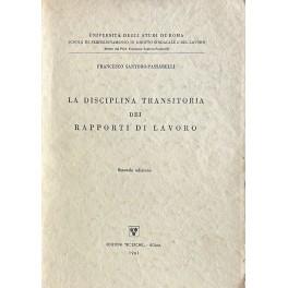 disciplina transitoria dei rapporti di lavoro - copertina