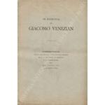 In memoria di Giacomo Venezian. Commemorazione tenuta per iniziativa della Facolta Giuridica della R. Universita di Macerata il XII dicembre MCMXV