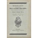 Rendiconto delle sessioni della R. Accademia delle Scienze dell'Istituto di Bologna. Classe di Scienze Morali. Serie prima - Vol. IX (1915-16). Fascicolo primo - Marzo 1916