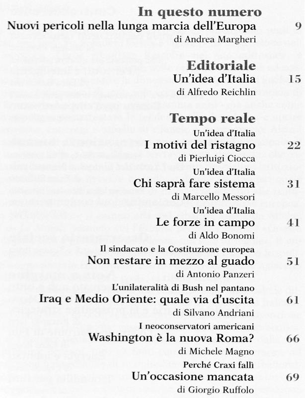 Gli ARGOMENTI UMAN n. 12 - 2003: IUN'IDEA D'ITALIA
