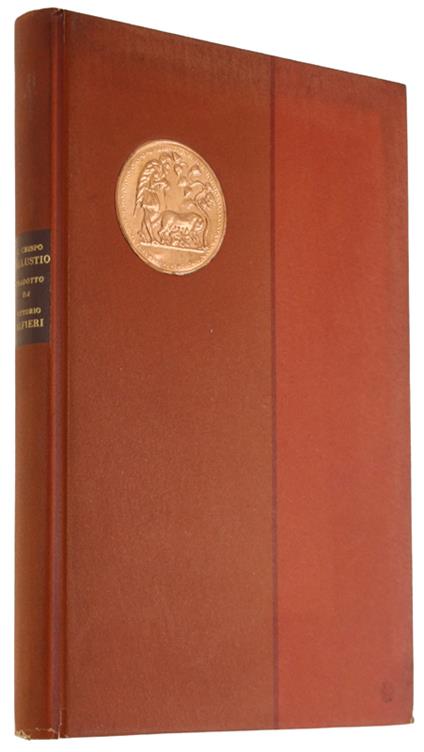 CAIO CRISPO SALLUSTIO TRADOTTO DA VITTORIO ALFIERI [pregiata edizione strenna Bona] - Sallustio C.C - copertina